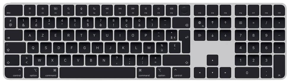 Magic Keyboard mit Touch ID und Num Key Bluetooth® Keyboard AZERTY | Conrad.com