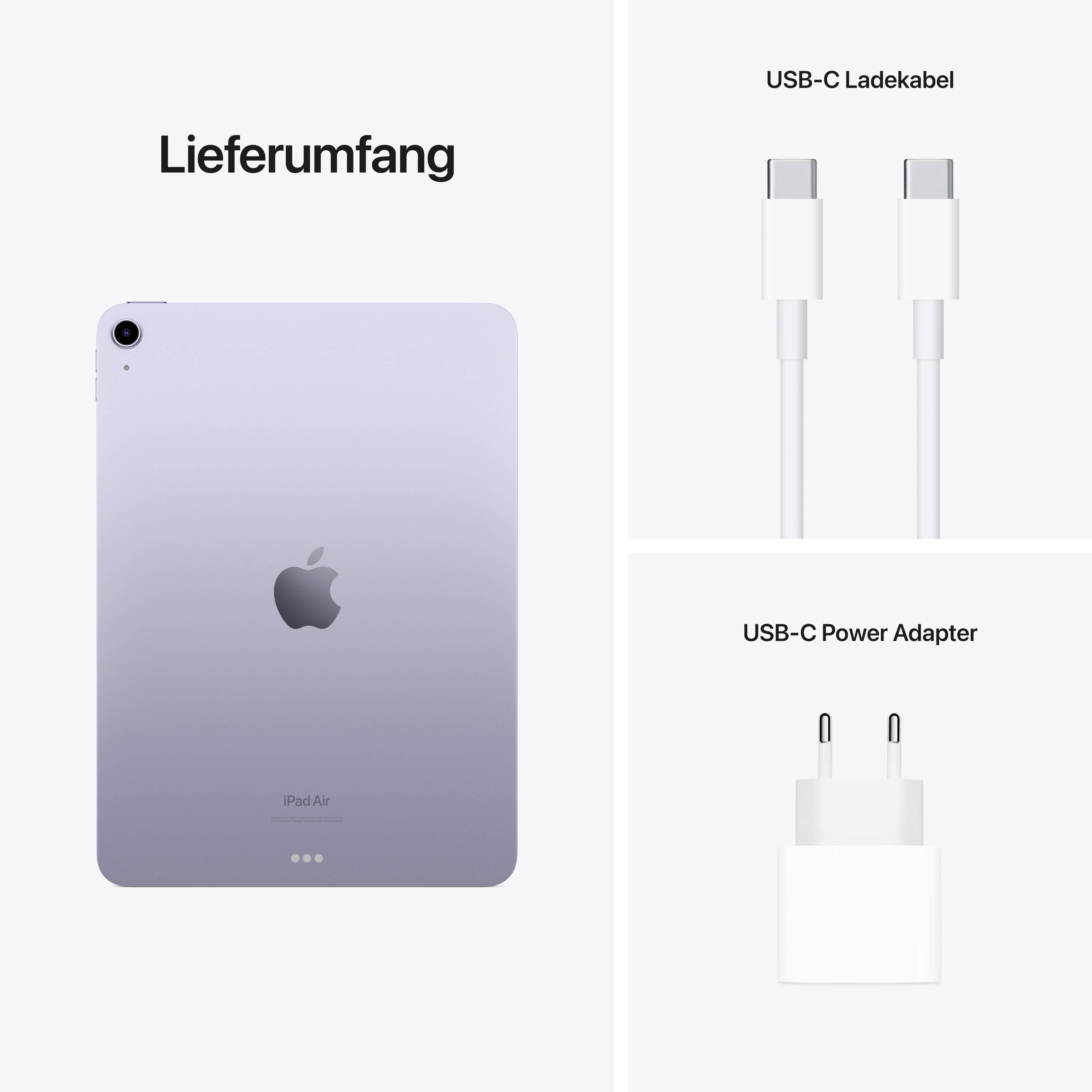 Apple iPad Air 10.9 (5th Gen) WiFi 64 GB Violet 27.7 cm (10.9 inch