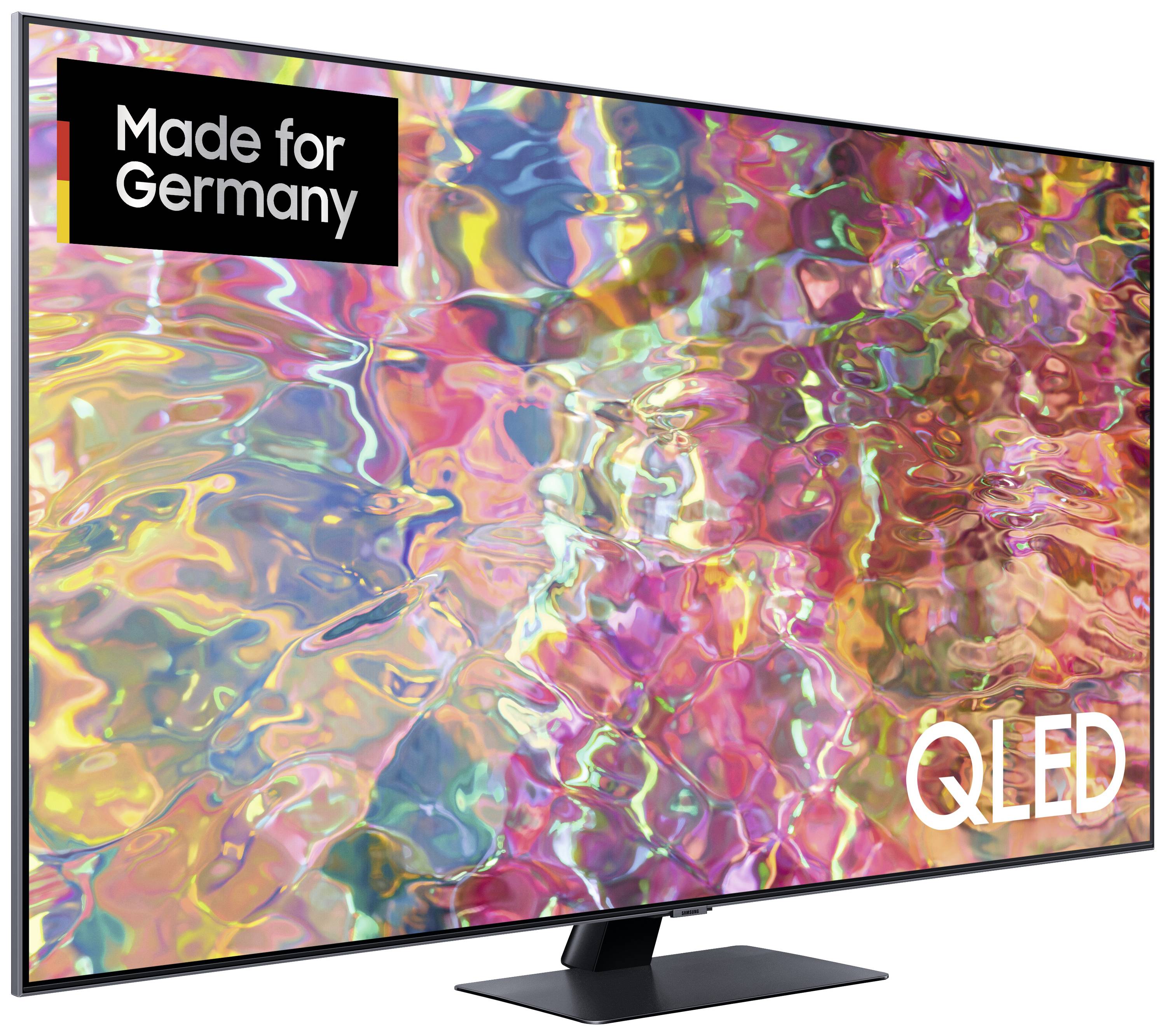 Samsung GQ75Q80B QLED TV 189 cm 75 inch EEC G (A - G) DVB-T2, DVB-C, DVB-S2, UHD, Smart TV, Wi-Fi, PVR ready, CI+ Silver-2