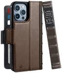 Twelve South BookBook Compatible with (mobile phone): iPhone 13 Pro Max, Brown