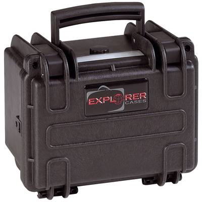 Robust black case with red 'EXPLORER Cases' logo, suitable for the secure transportation of sensitive equipment.