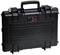 A robust, black case with a carry handle, suitable for the secure transportation of delicate equipment or materials.