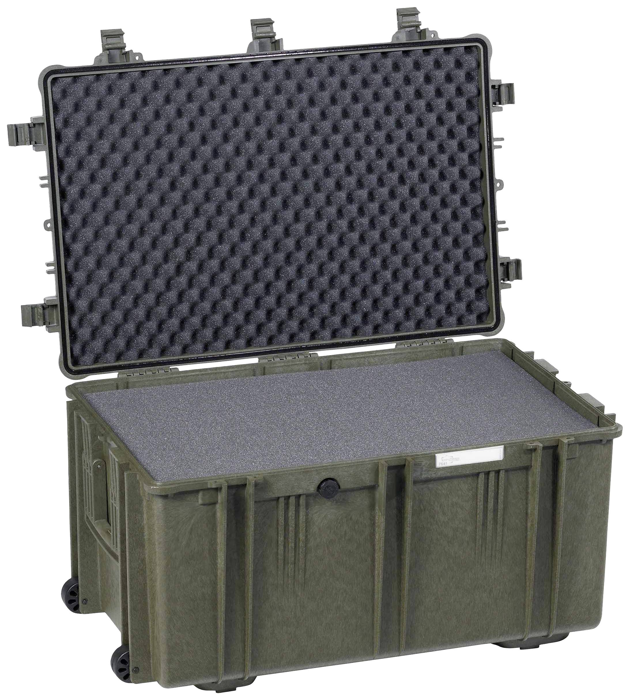 Large, open protective case with foam lining, suitable for safely transporting delicate equipment.