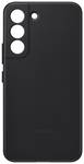 Samsung Leather Cover Compatible with (mobile phone): Galaxy S22, Black