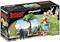 Asterix Playmobil Set Packaging with Asterix and Obelix Figurines, Wild Boar, Small Tree and Dog. Suitable for Ages 5+, 52 Pieces.