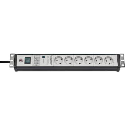 Image of Brennenstuhl 1156057696 Surge protection power strip Aluminium (anodised) PG connector 1 pc(s)