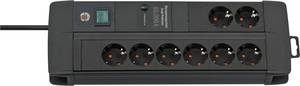 Brennenstuhl 1256000678 Surge protection power strip  Black PG connector 1 pc(s)