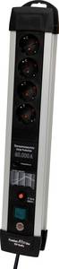 Brennenstuhl 1391010400 Surge protection power strip  Aluminium (anodised), Black PG connector 1 pc(s)
