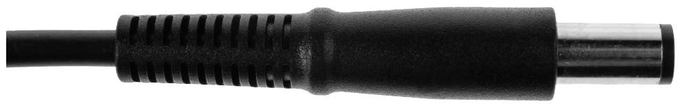 Black DIN plug with a round housing and metallic connection side, for connecting audio devices or electronic equipment.