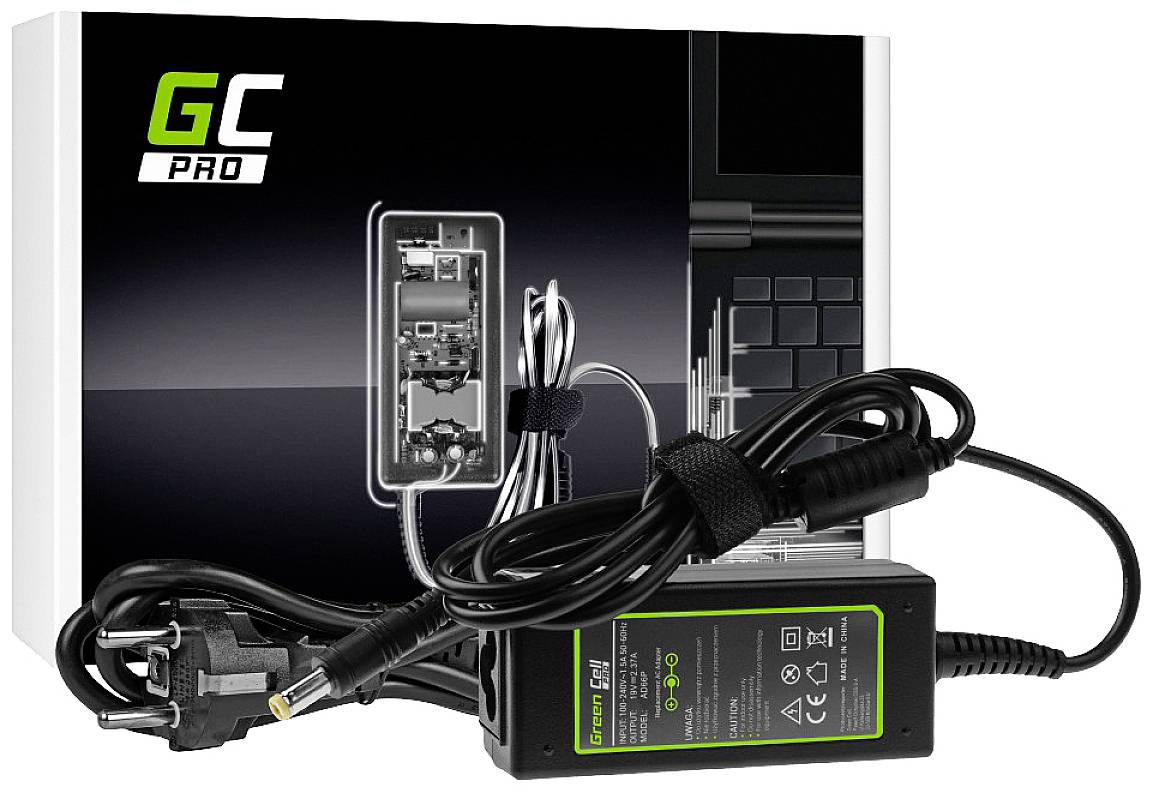 Green Cell AD66P Laptop PSU 45 W 19 V 2.37 A Suitable for brands: Acer-4