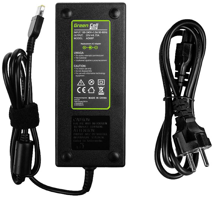 Green Cell AD68P Laptop PSU 135 W 20 V 6.75 A-0