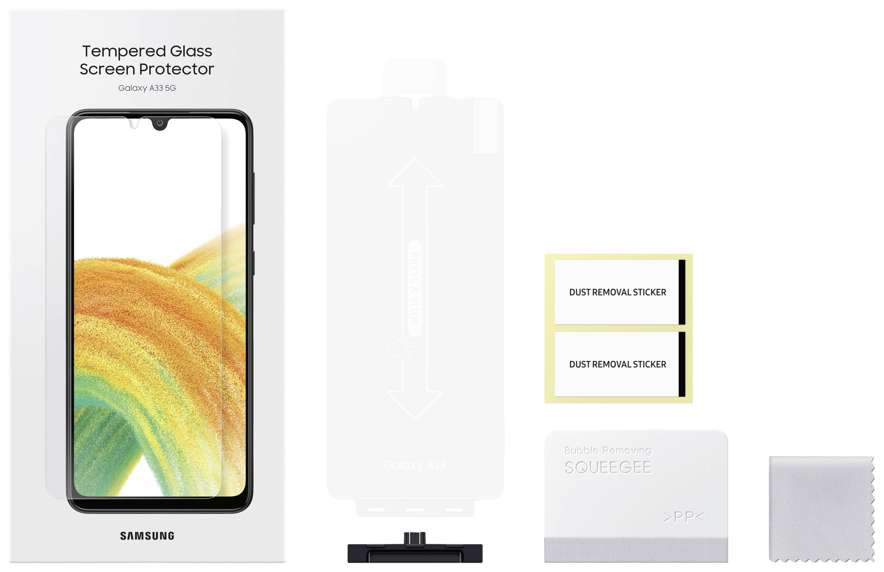 Samsung Tempered Glass Screen Protector Glass screen protector 1 pc(s) Scratch-proof ET-FA336TTEGWW-2