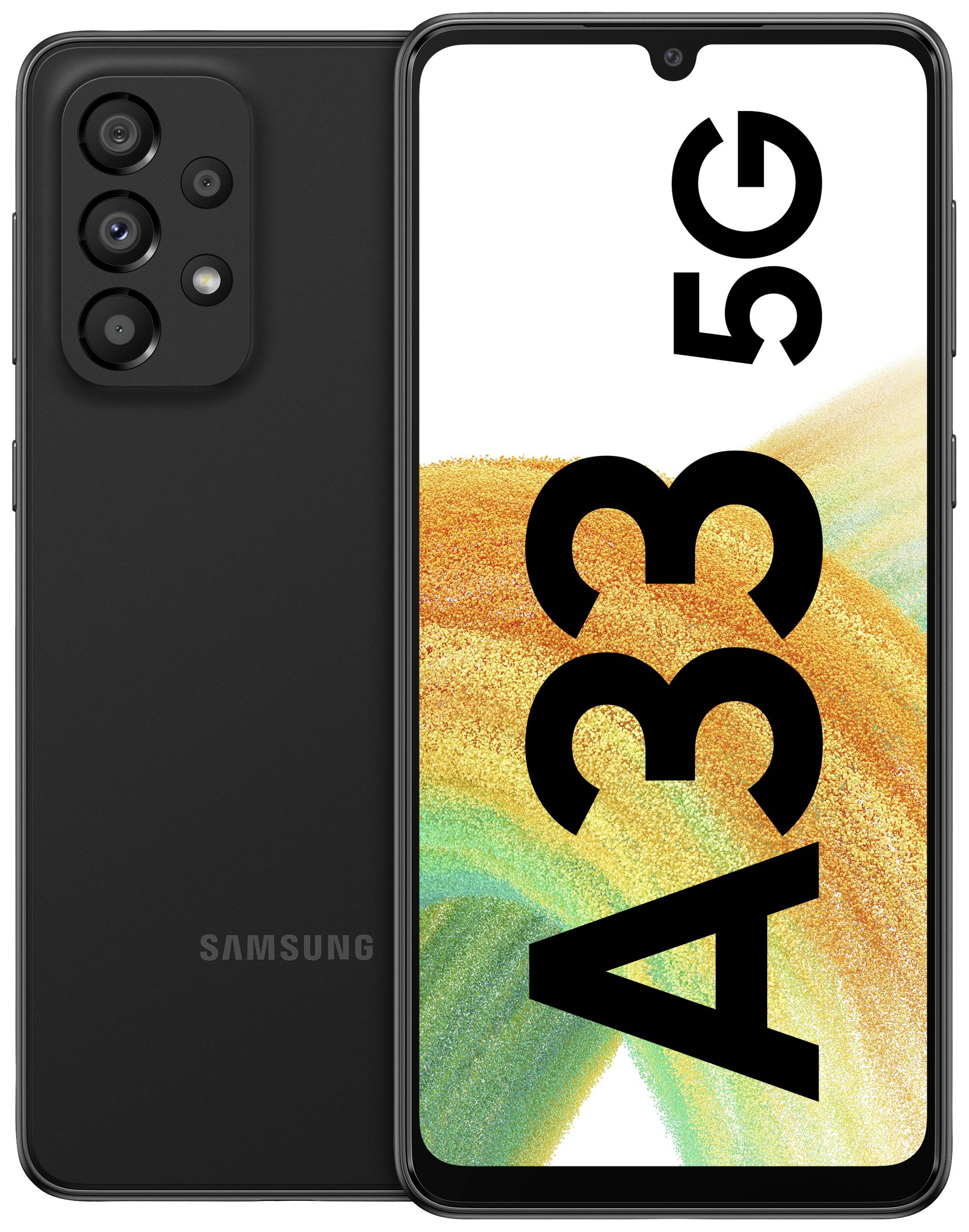 Samsung Galaxy A33 EU 5G smartphone 128 GB 16.3 cm (6.4 inch) Black  Android™ 12 Hybrid slot
