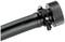 Black garden tap lock with ridged turning knob and secure screw fastening to prevent water theft.
