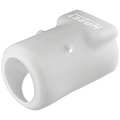 A white plastic adapter with the inscription 'Hazet', presumably for use in mechanical or technical applications.