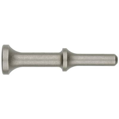 Metal bolt with a cylindrical shaft and wide head, viewed from the side.