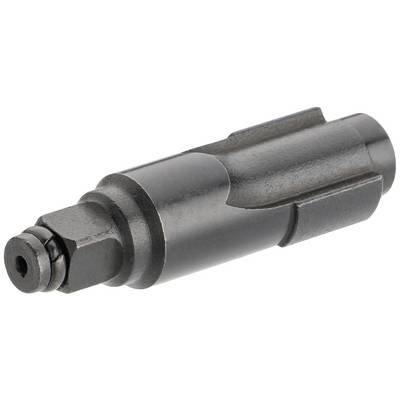 Metallic milling cutter in a cylindrical form, used for machining materials in technical applications.