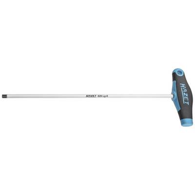 Hazet T-Grip Key, Model 828Lg-6, with long shaft and ergonomic handle, suitable for use in mechanics.