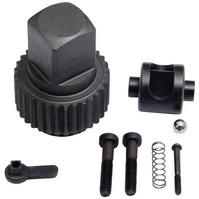 Metal component set with gears, screws, spring and ball. Components for mechanical applications or repairs.