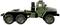 Green six-wheeled military lorry shown from the side. No cargo or trailer attached.
