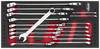 Vigor V6723 V6723 Crowfoot wrench set Spanner size (metric) 8 - 19 mm
