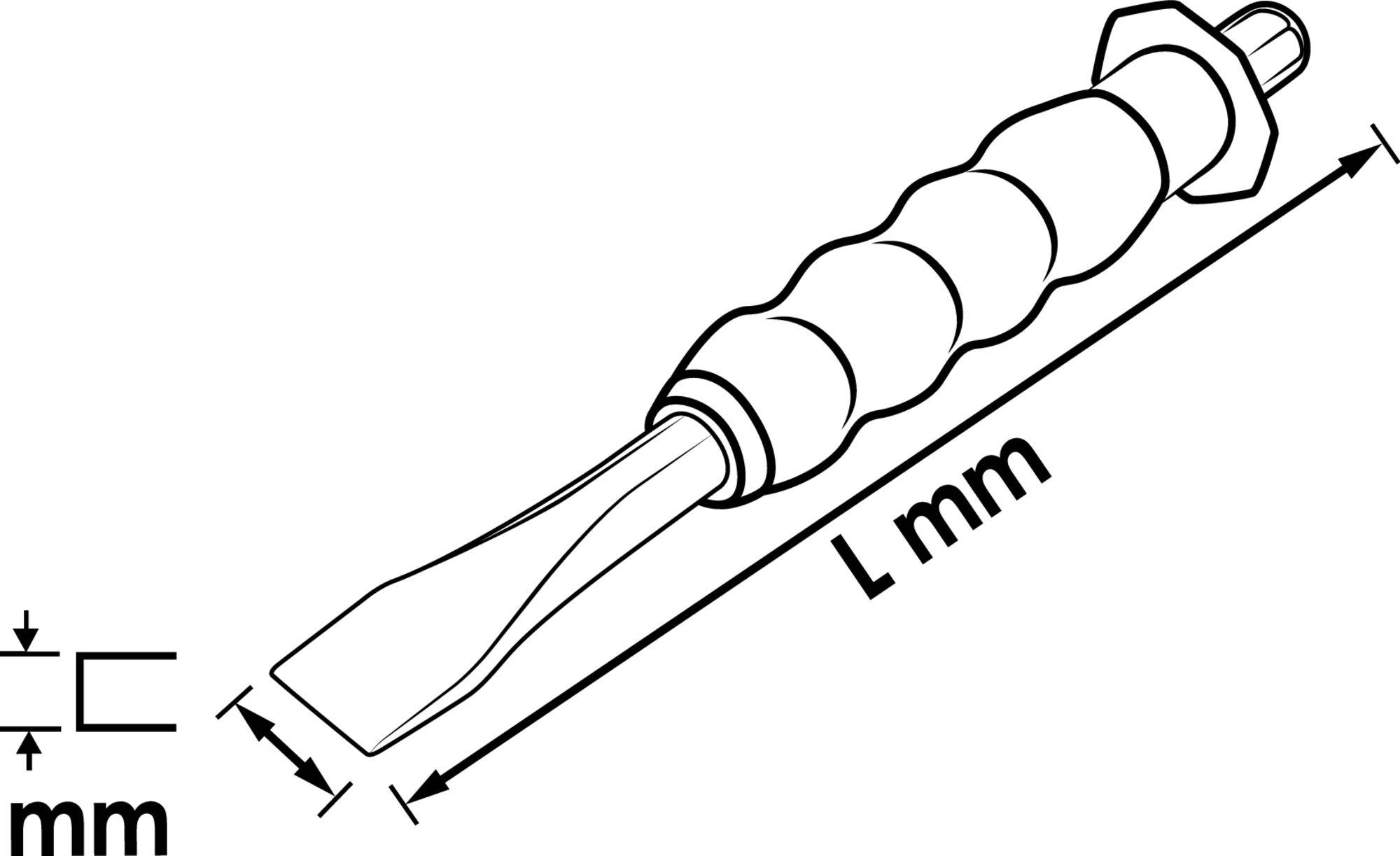 Vigor Flat chisel V622010