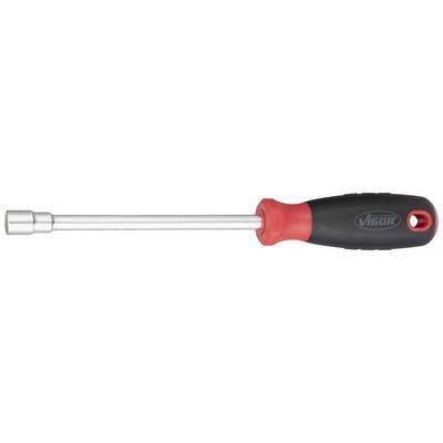 Hexagonal spanner with an ergonomic handle, used for tightening or loosening screws and nuts.