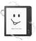 An e-reader with a smiley face and the text 'Hello, I am tolino.' surrounded by splashing water.