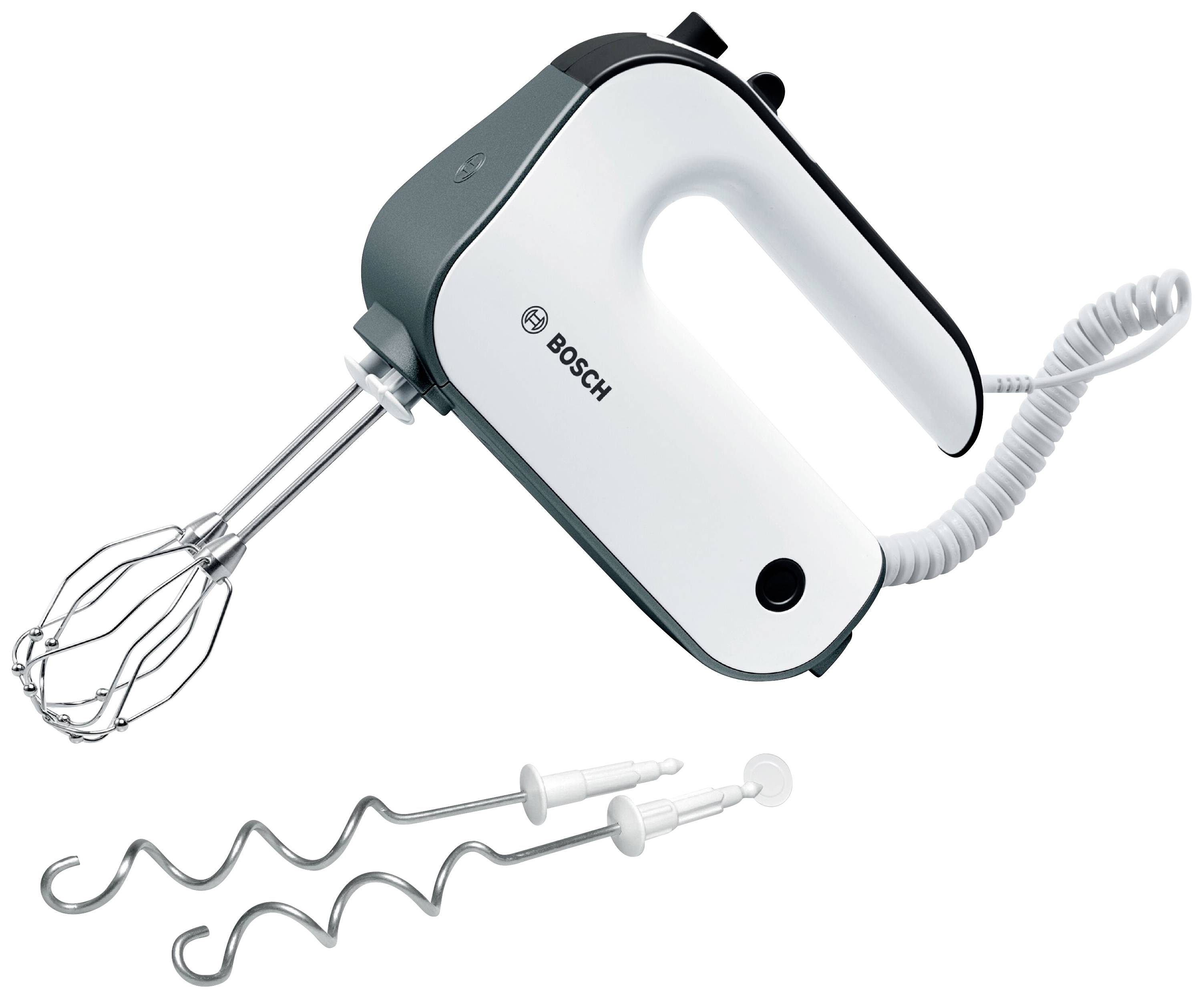 Bosch MFQ4835DE premium hand mixer, plastic, white / chrome : :  Home & Kitchen