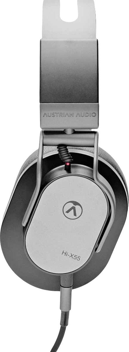Austrian Audio Hi-X55 Hi-Fi Over-ear headphones Corded (1075100) Stereo Black/silver-1