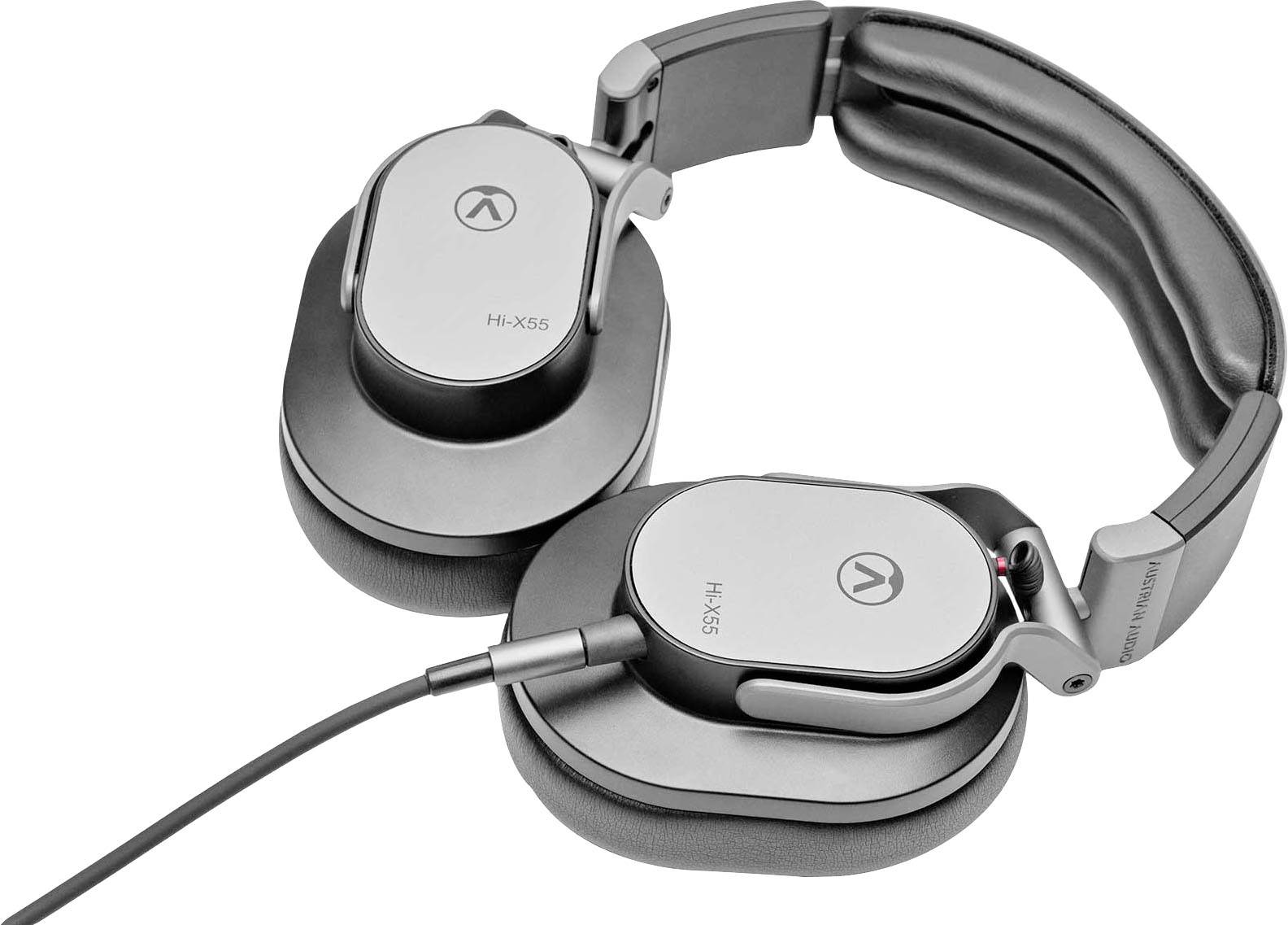 Austrian Audio Hi-X55 Hi-Fi Over-ear headphones Corded (1075100) Stereo Black/silver-3
