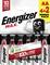 'Energizer Max AA Batteries, 4+2 Bonus Pack. Contains recycled materials. 10-year shelf life.'