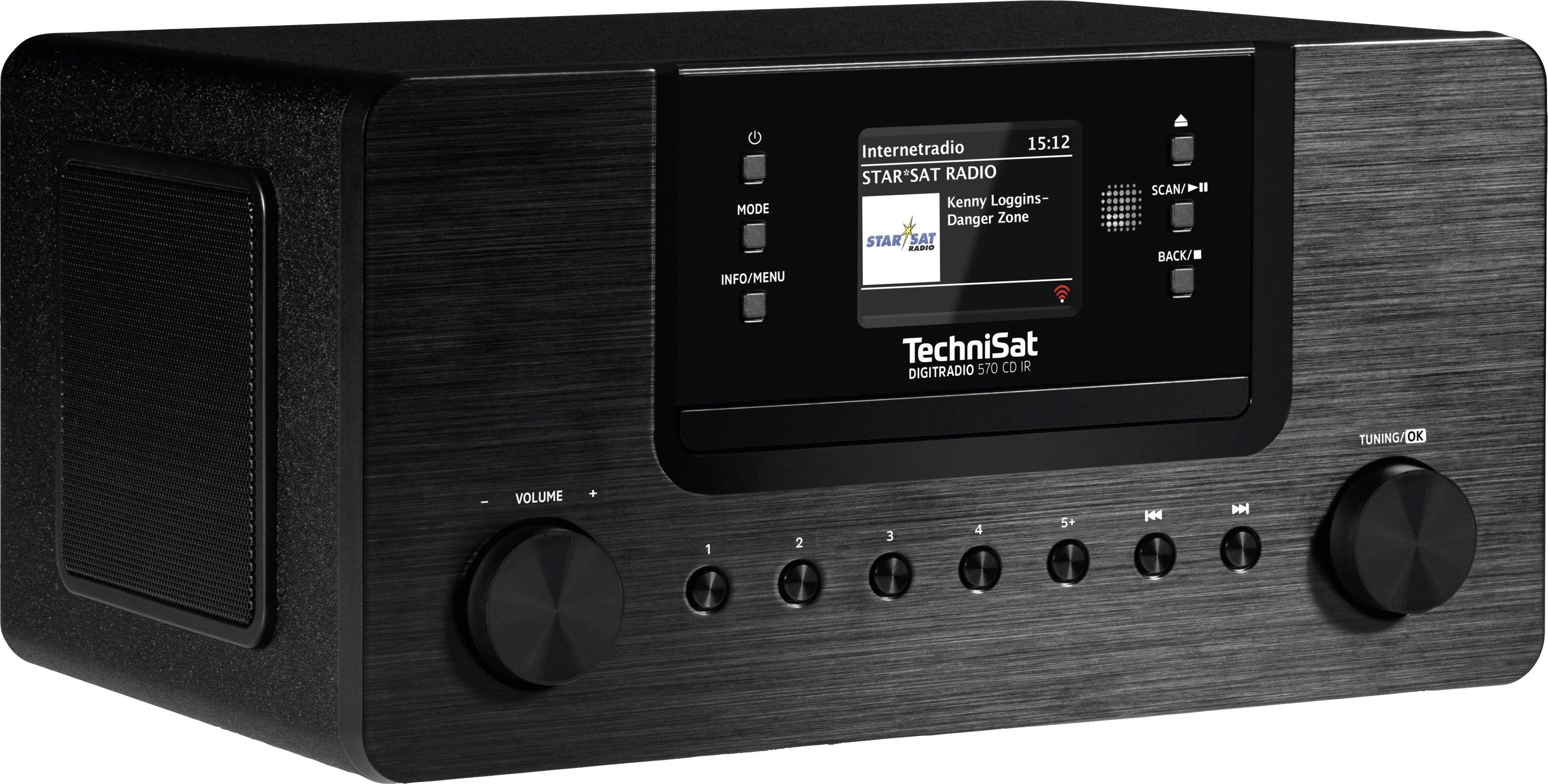 TechniSat DIGITRADIO 570 Internet radio CD player DAB+, Internet, FM DAB+, CD, USB, Internet radio Black-3