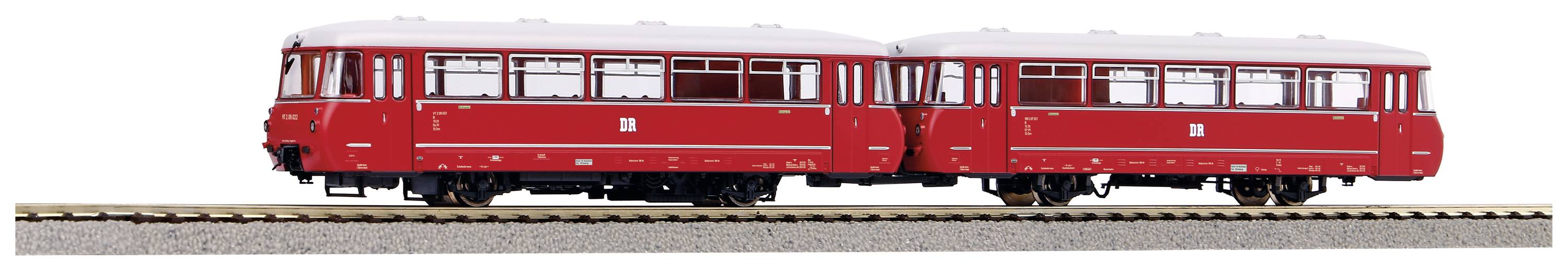 Image of Piko H0 52891 H0 Diesel railcar VT 2.09 Panorama Ferkeltaxe of DR
