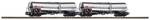 H0 2er set chemical tank wagon Ermewa
