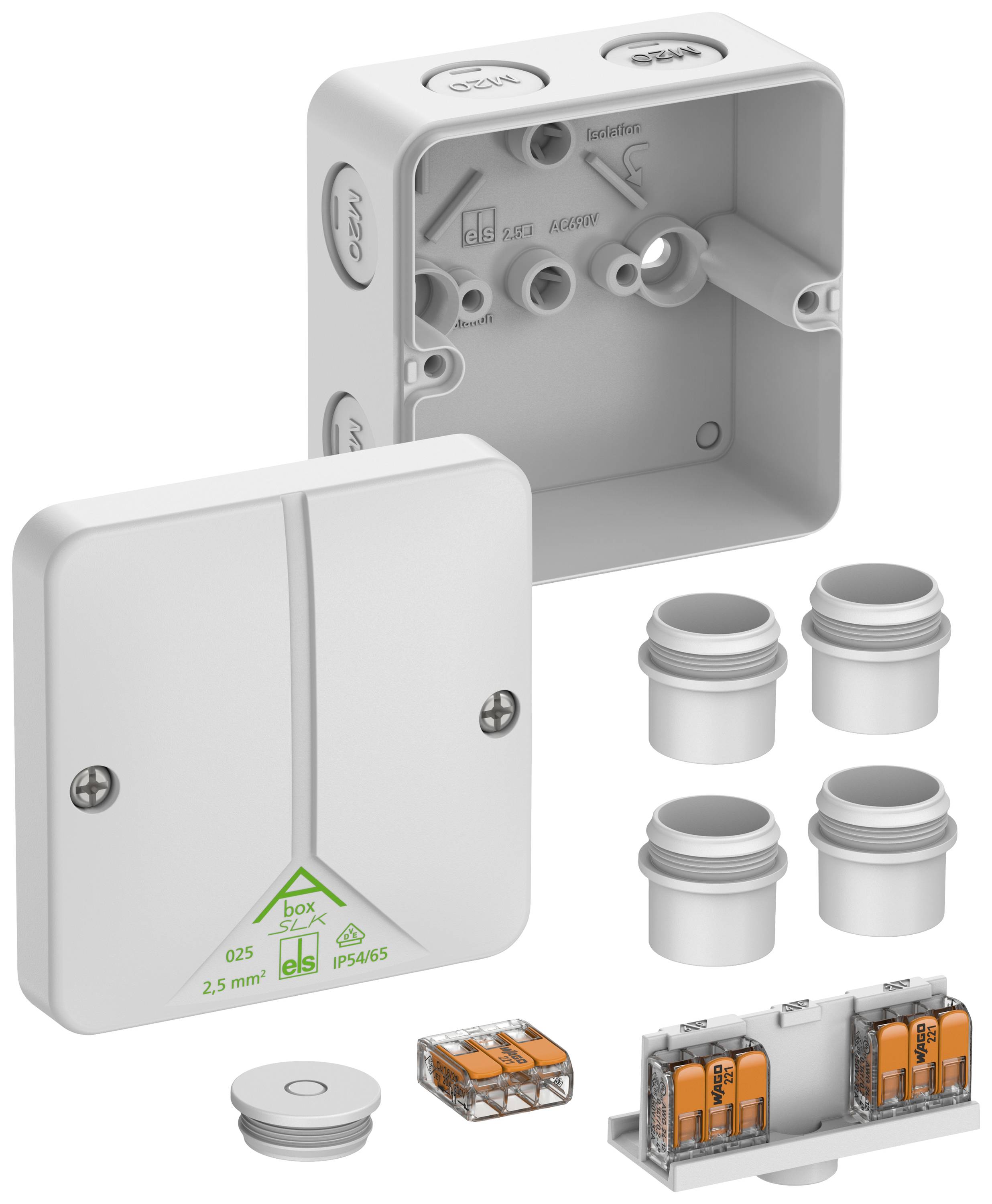 Image of Spelsberg 80780701 Joint box Grey 60 pc(s)