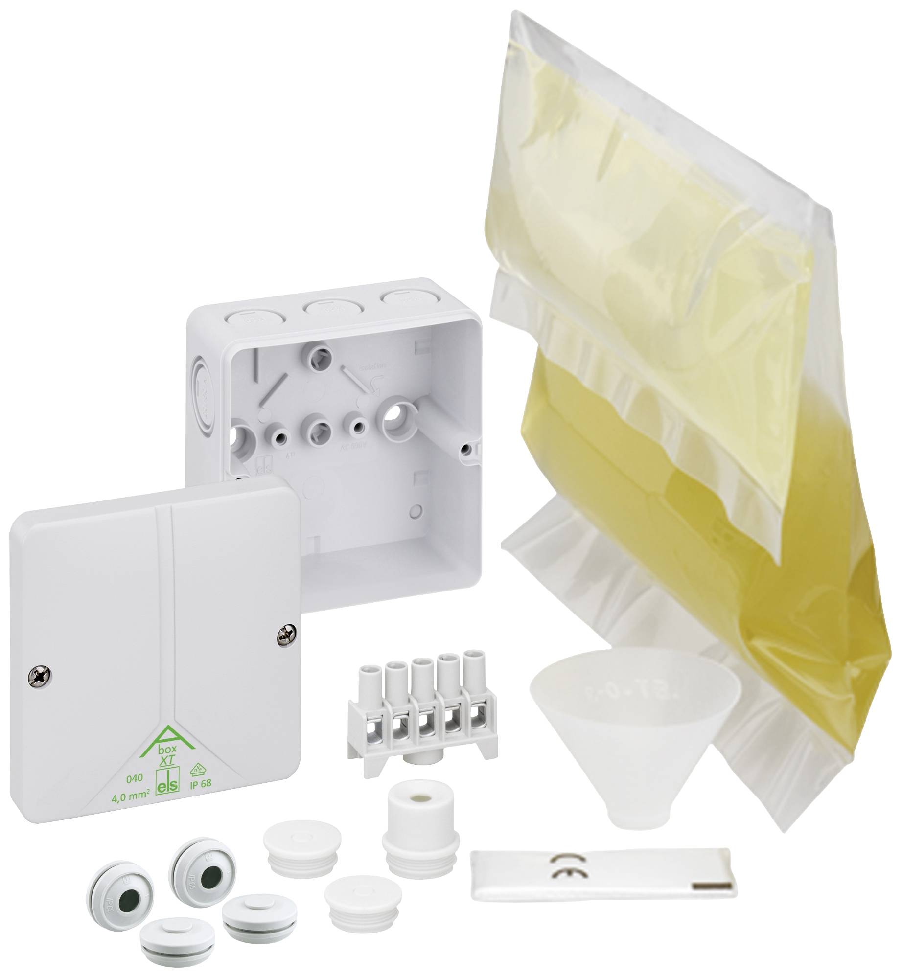 Spelsberg 49240401 Joint box (L x W x H) 93 x 93 x 55 mm Grey IP68 1 pc(s)-0