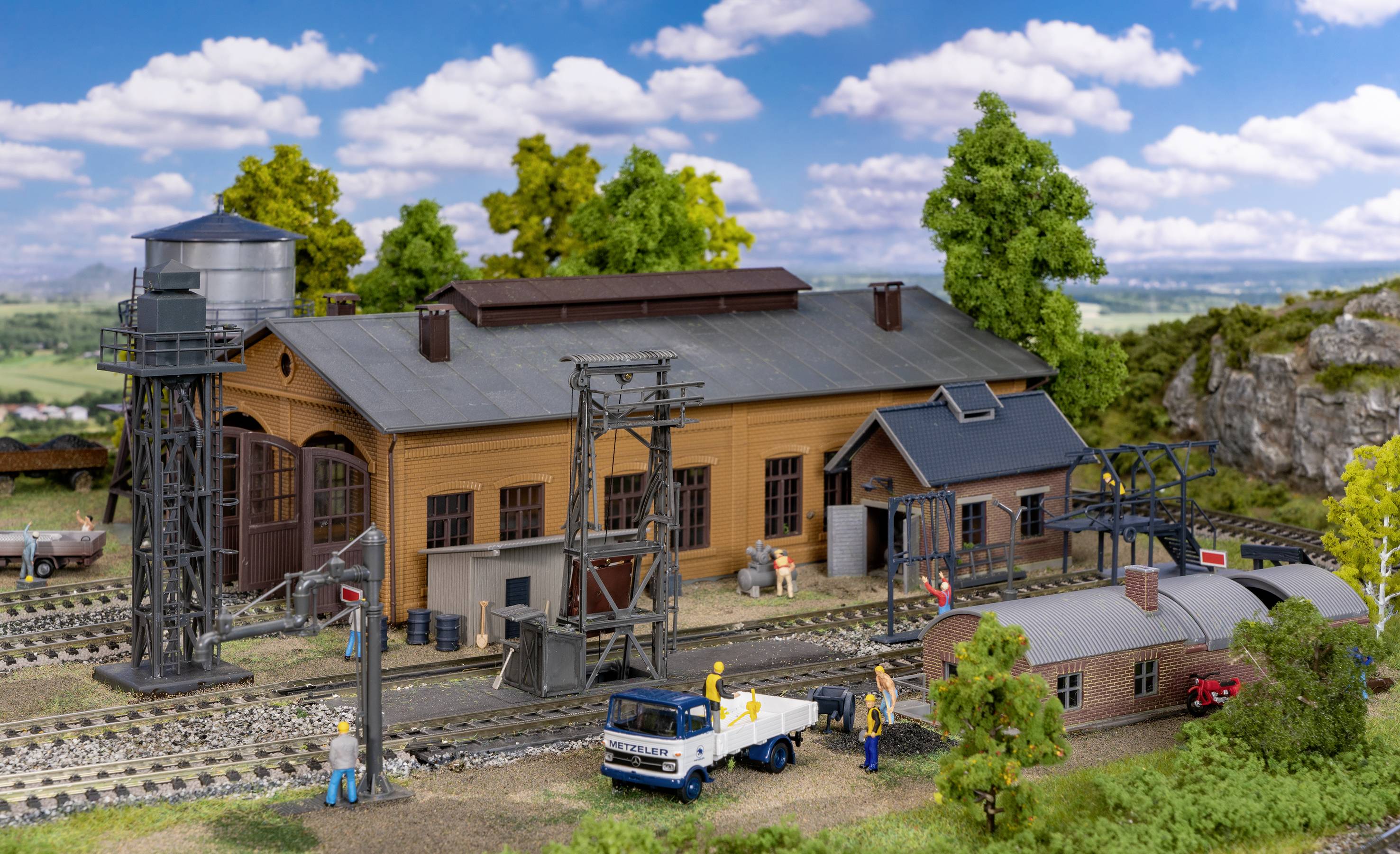 Image of Faller 120296 H0 Train depot detailing set