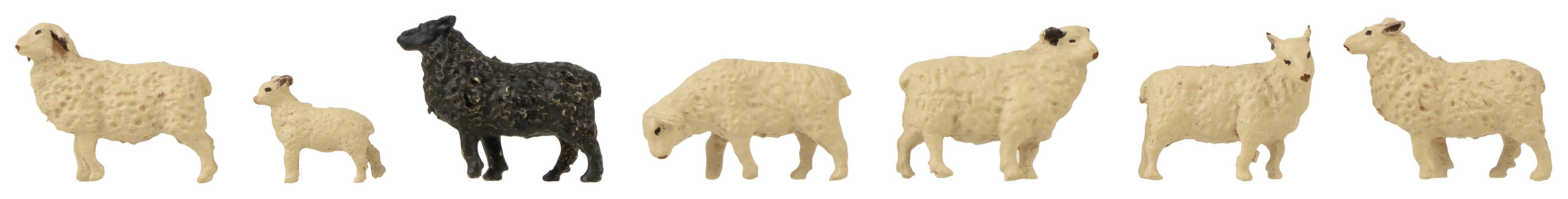 Image of Faller H0 Sheep Assembled