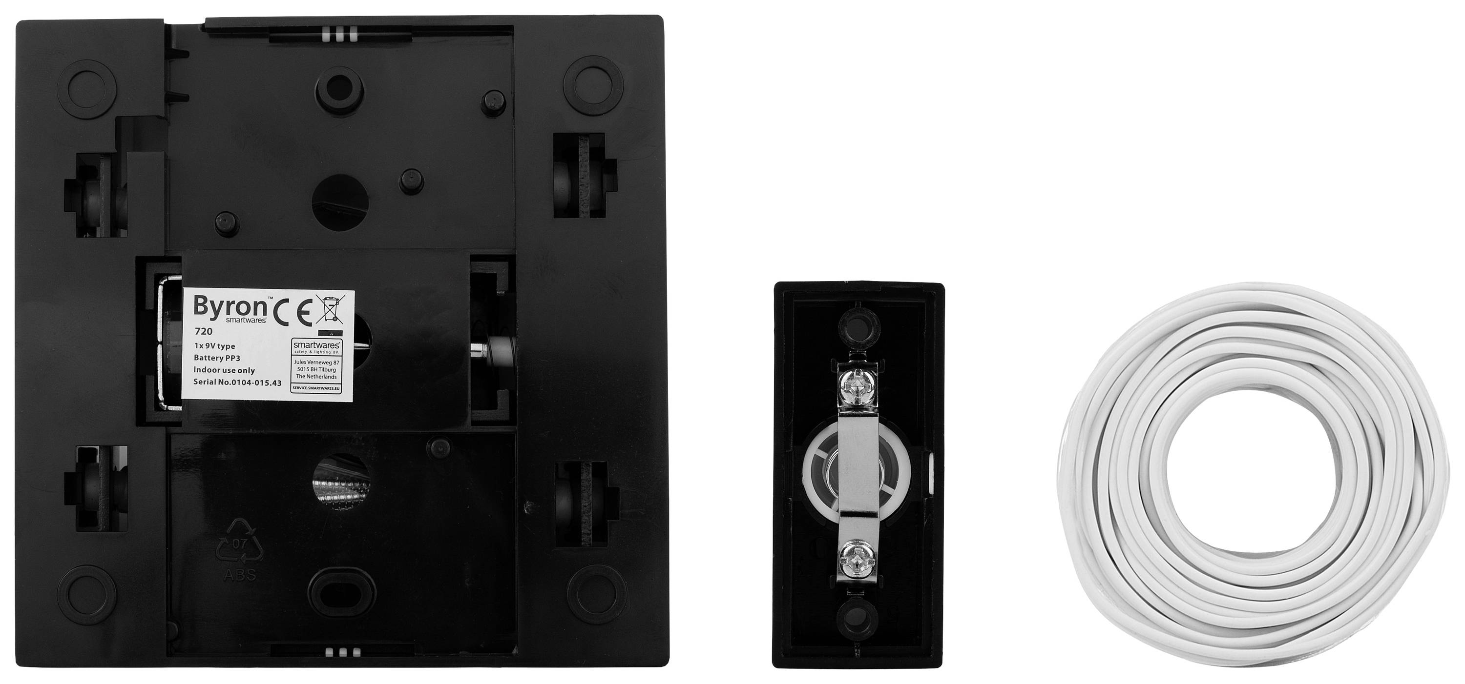 Byron 10.015.43 Bell 85 dBa White