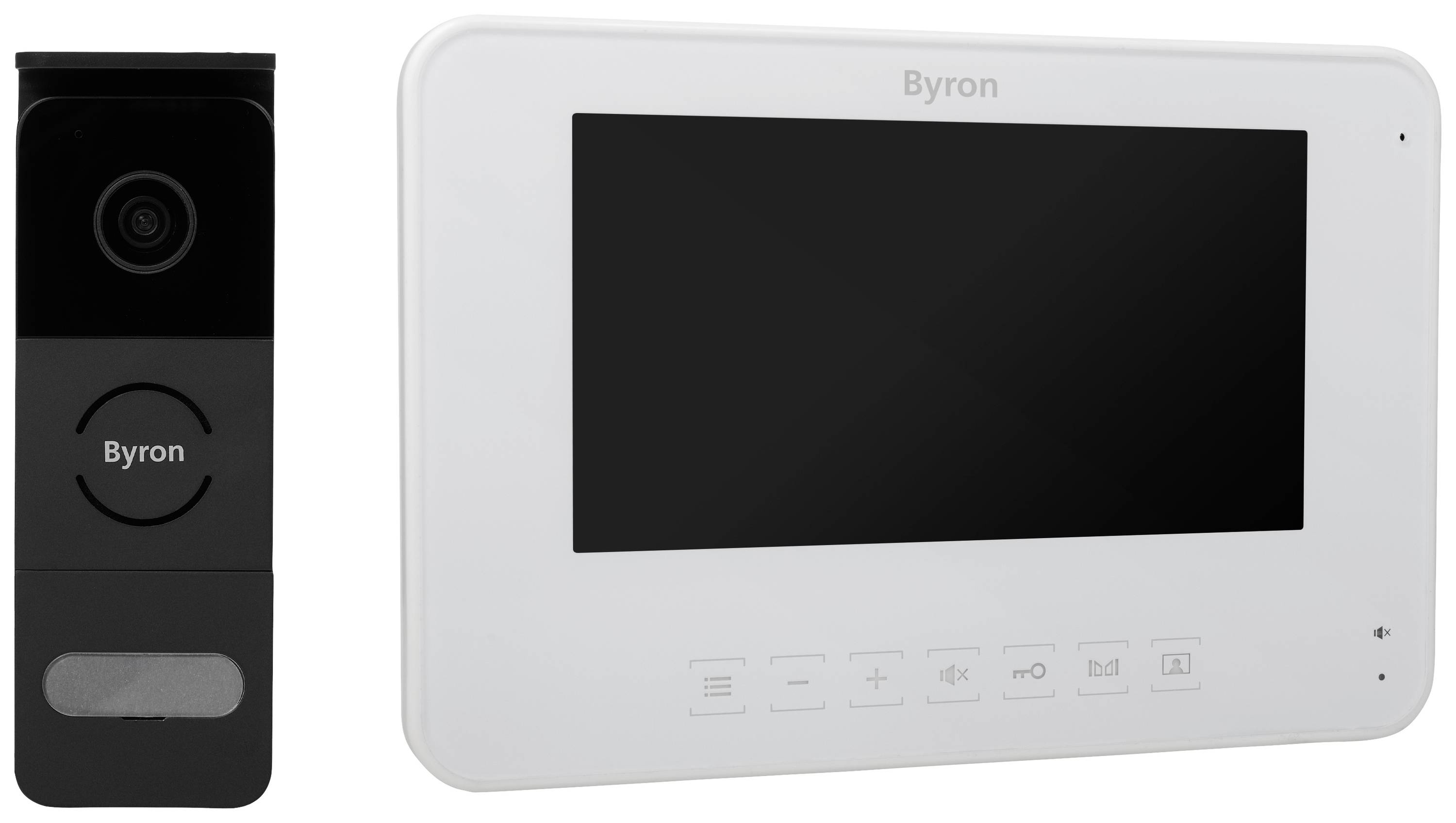 Byron DIC-24312 Video door intercom Corded Complete kit-1