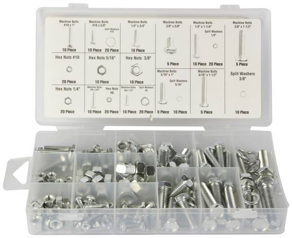 Toolland HAS06  Bolt assortment    Steel zinc plated 240 pc(s)
