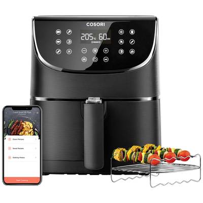Cosori CS158-AF-RXB Airfryer 1700 W App-controlled, Non-stick coating, with display, BPA-free, Overheat protection, Time