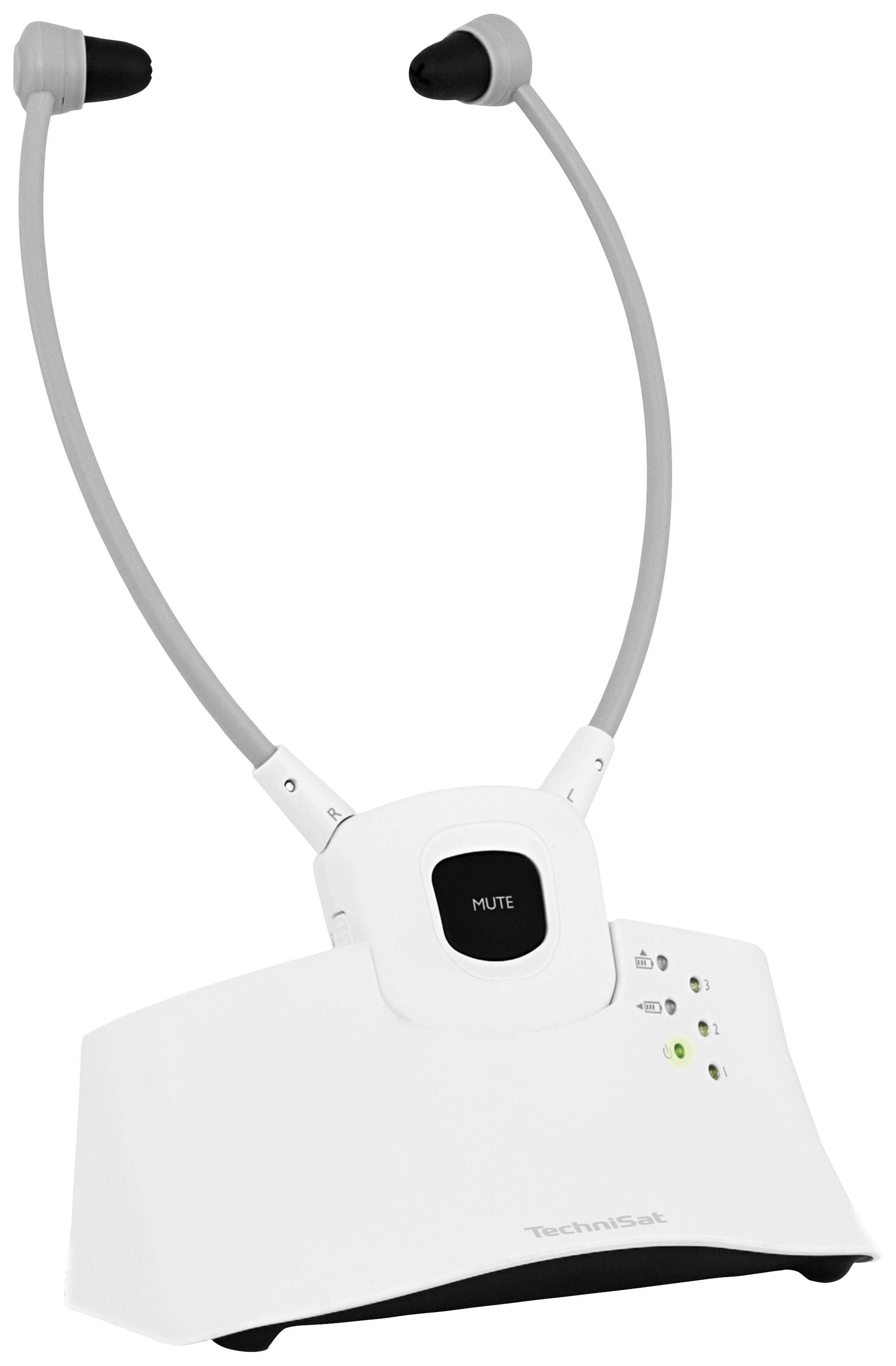 TechniSat STEREOMAN ISI 2 Over-ear headset Wireless (1075099) Stereo White-2