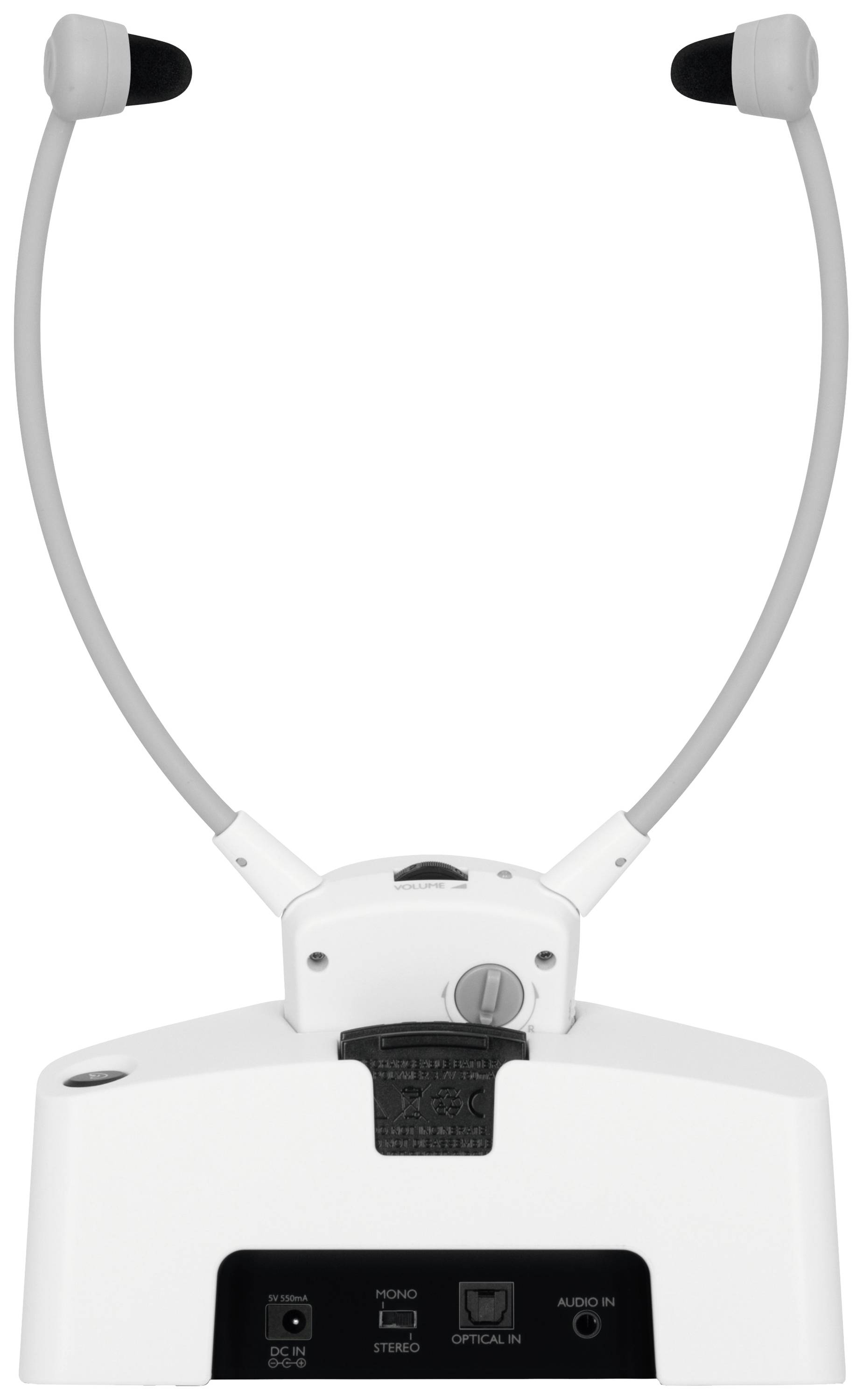 TechniSat STEREOMAN ISI 2 Over-ear headset Wireless (1075099) Stereo White-3