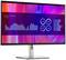 A computer monitor displays a statistical diagram with line and bar charts, alongside circles showing the numbers 50, 30 and 25.