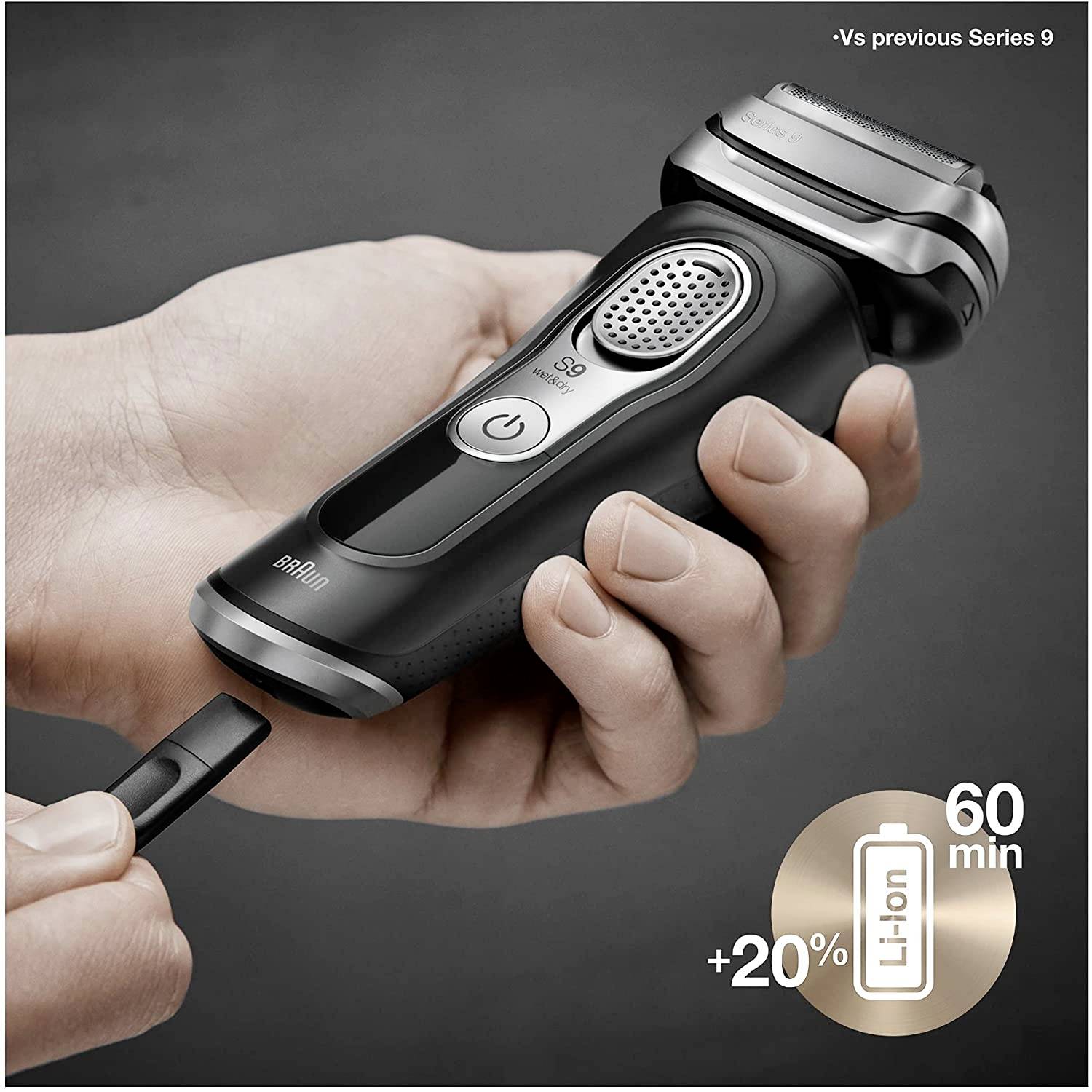 Braun Series 9 9340s Foil shaver Black, Silver | Conrad.com