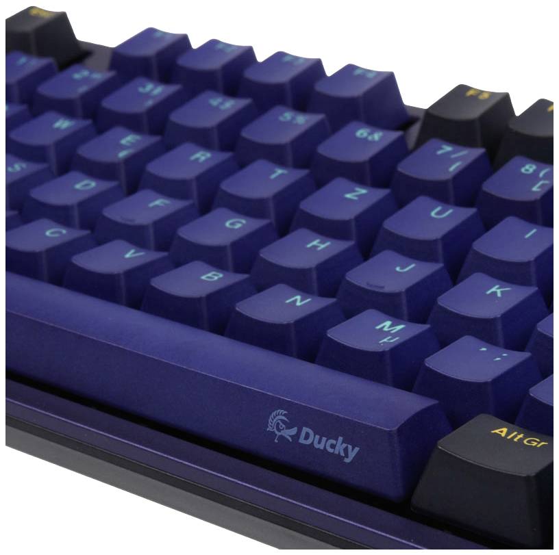 Ducky ONE 2 TKL Horizon PBT USB Gaming keyboard, Keyboard German