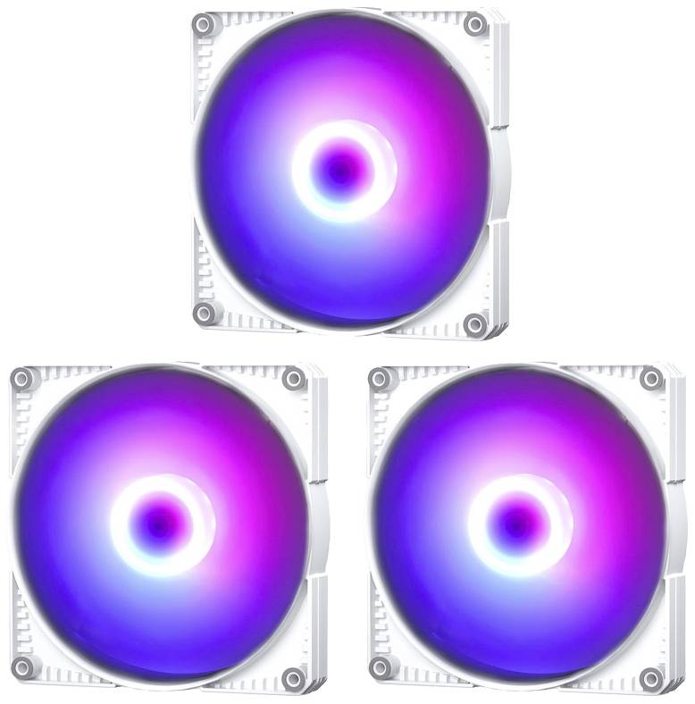 Phanteks PHANTEKS SK PWM D-RGB Lüfter, 3er Pack - 140mm, weiß PC fan White (W x H x D) 140 x 140 x 25 mm-0