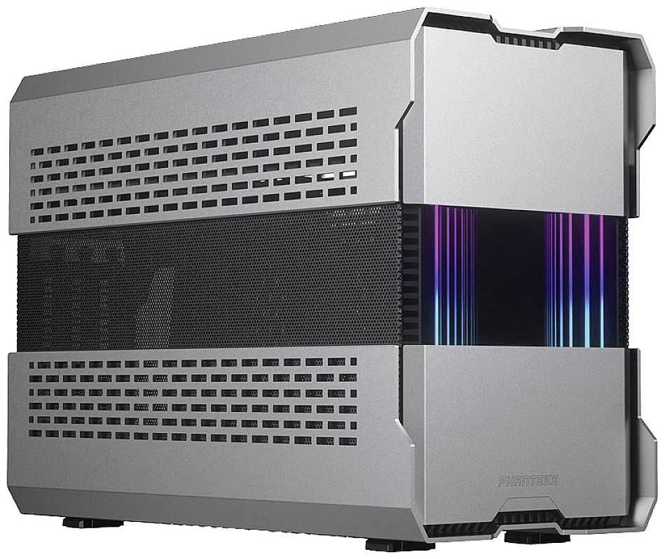 Phanteks PHANTEKS Evolv Shift XT iTX-Case, ARGB, Tempered Glass - silber Mini tower PC casing, Game console casing Silver